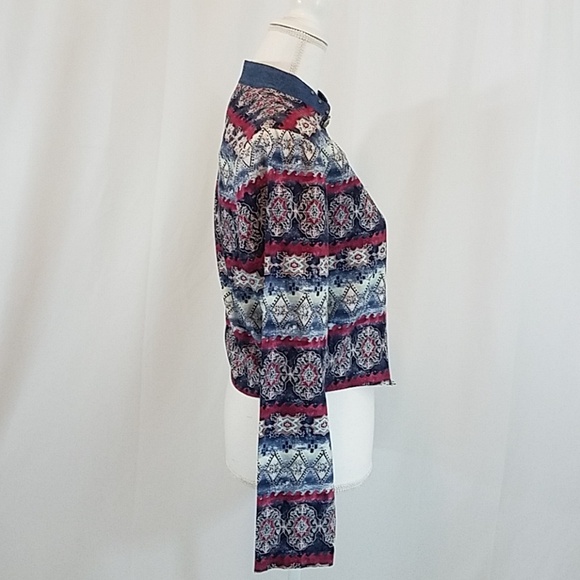 FiveStar by Roper Retro Western Rodeo Top M - Picture 2 of 8